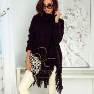 turtleneck OVERSIZE GAJA SWEATER $32